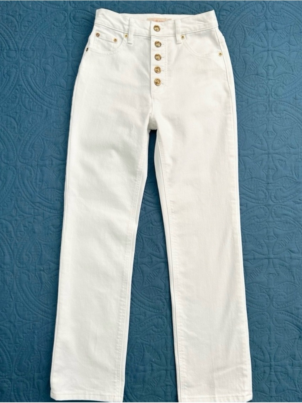 Tory Burch Denim White Jeans